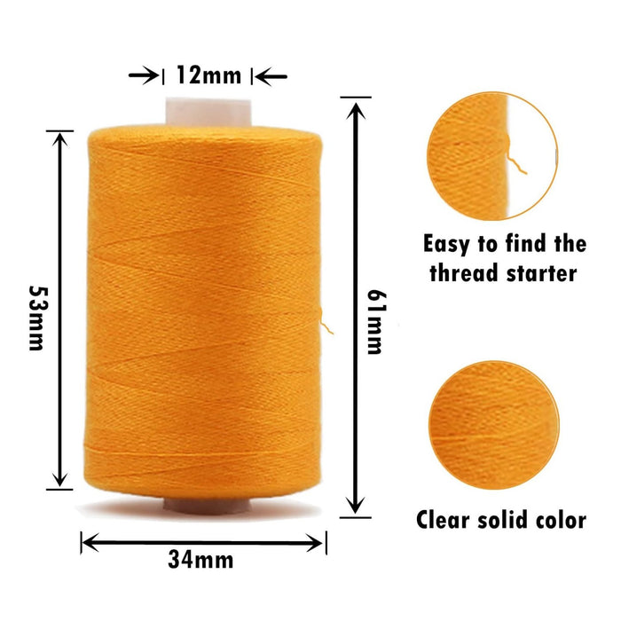 Simthread All Purpose Polyester Sewing Thread 40wt 10 Spools 1000 Yards