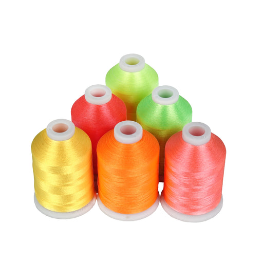 Simthread 6 Spools Embroidery Thread Kit - 1000M - Simthread - High Quality Machine Embroidery Thread Supplier