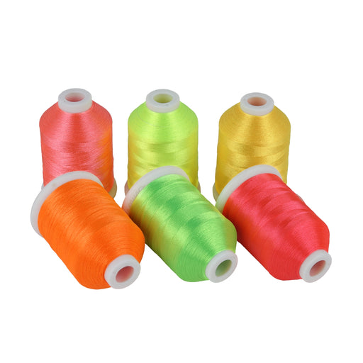 Simthread 6 Spools Embroidery Thread Kit - 1000M - Simthread - High Quality Machine Embroidery Thread Supplier
