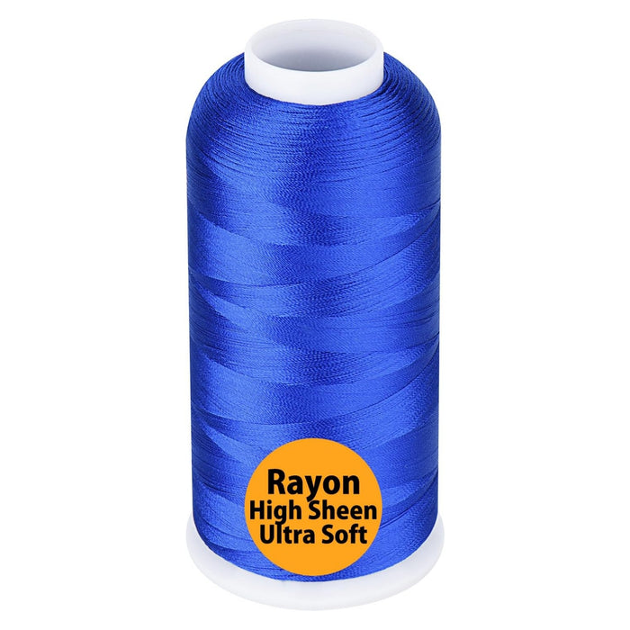 Simthread Vibrant 100% Rayon Viscose 40wt Embroidery Thread Single Spool - 5000M - 20 Colors - Simthread - High Quality Machine Embroidery Thread Supplier