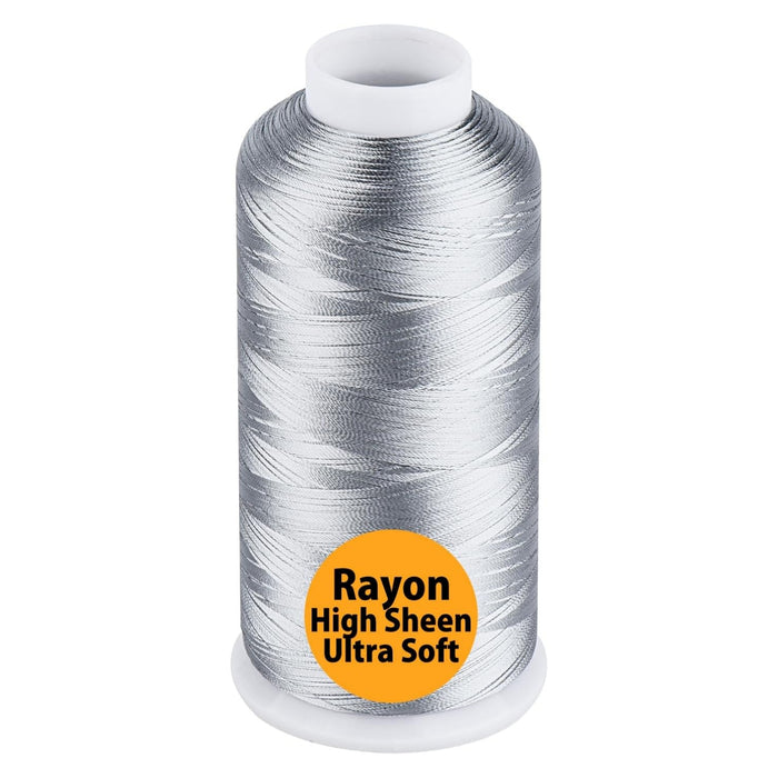 Simthread Vibrant 100% Rayon Viscose 40wt Embroidery Thread Single Spool - 5000M - 20 Colors - Simthread - High Quality Machine Embroidery Thread Supplier