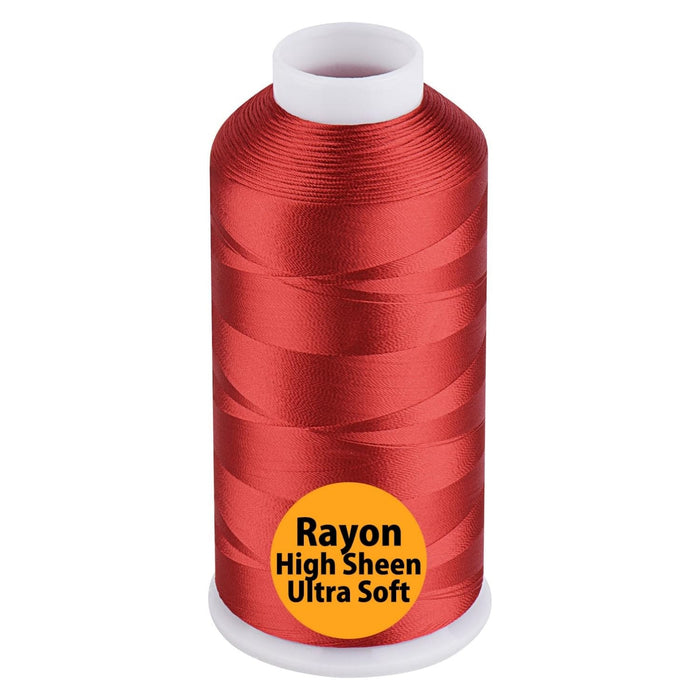 Simthread Vibrant 100% Rayon Viscose 40wt Embroidery Thread Single Spool - 5000M - 20 Colors - Simthread - High Quality Machine Embroidery Thread Supplier