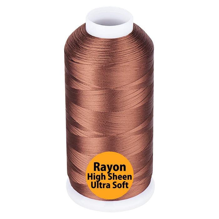 Simthread Vibrant 100% Rayon Viscose 40wt Embroidery Thread Single Spool - 5000M - 20 Colors - Simthread - High Quality Machine Embroidery Thread Supplier