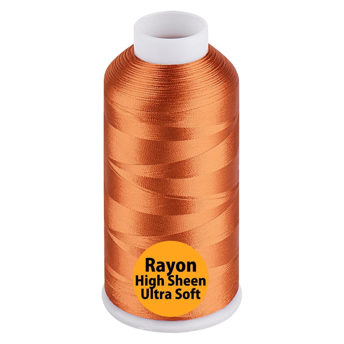 Simthread Vibrant 100% Rayon Viscose 40wt Embroidery Thread Single Spool - 5000M - 20 Colors - Simthread - High Quality Machine Embroidery Thread Supplier