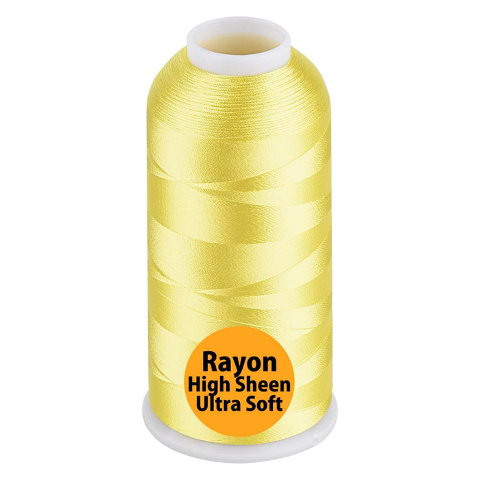 Simthread Vibrant 100% Rayon Viscose 40wt Embroidery Thread Single Spool - 5000M - 20 Colors - Simthread - High Quality Machine Embroidery Thread Supplier