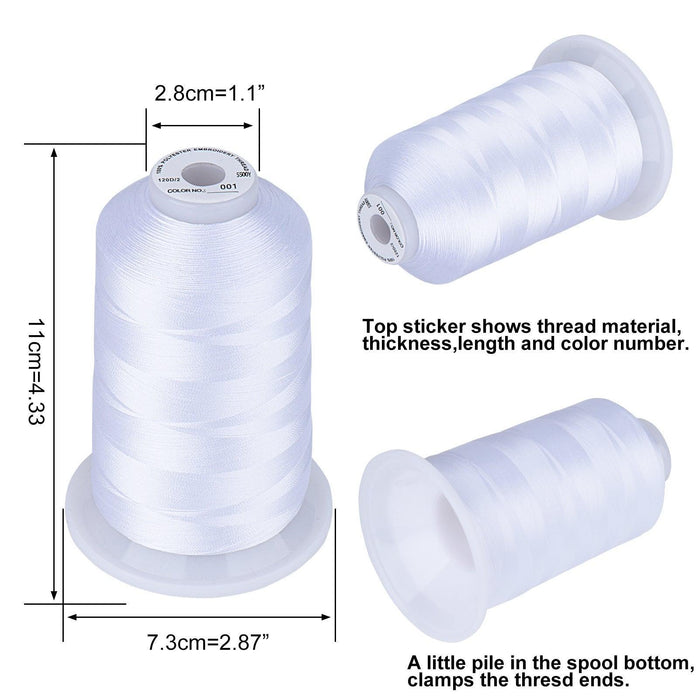 Simthread 63 Top-up Colors Embroidery Thread 5000M - Sold Separately - Simthread - High Quality Machine Embroidery Thread Supplier