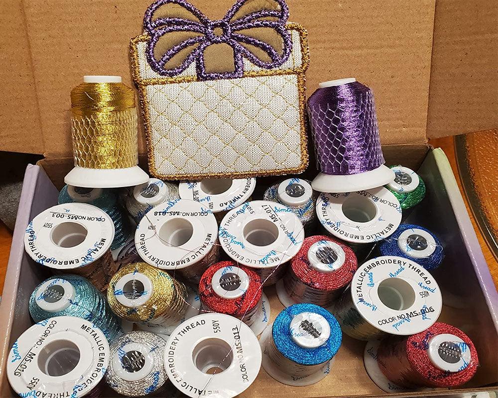 how to use metallic embroidery thread — Simthread High Quality Machine Embroidery Thread Supplier