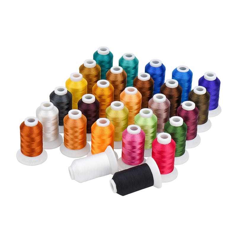 Simthread 28 Janome Colors Polyester Embroidery Thread Set - 500M