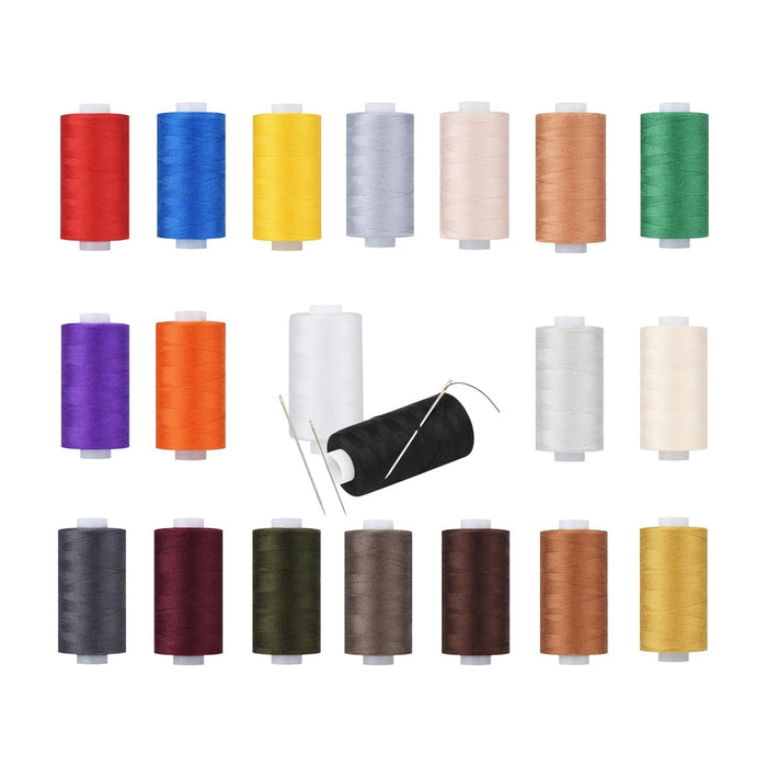 Simthread 6/20 Colors 400 Yards 30wt Corespun All Purpose Sewing Thread Set