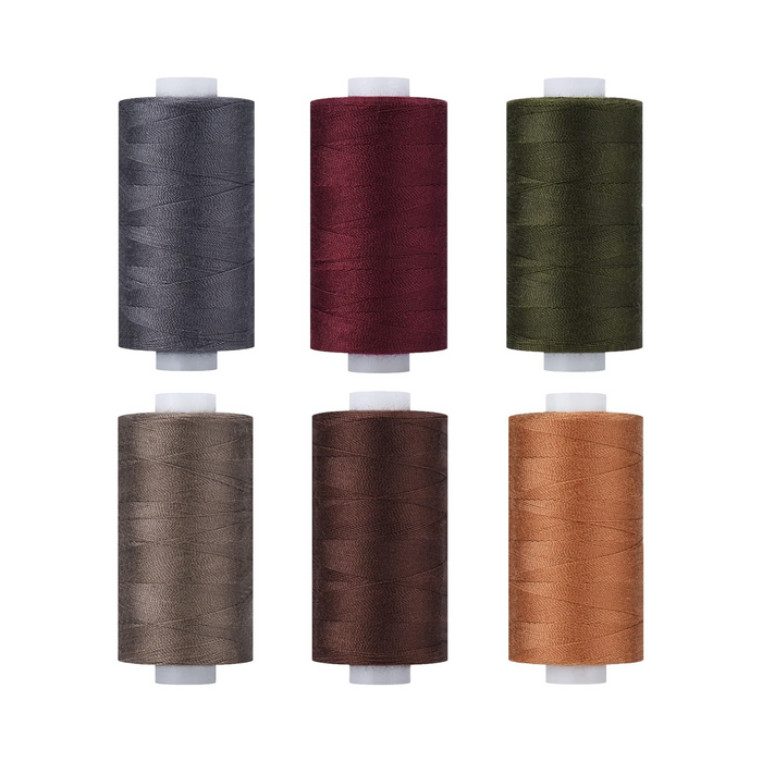 Simthread 6/20 Colors 400 Yards 30wt Corespun All Purpose Sewing Thread Set