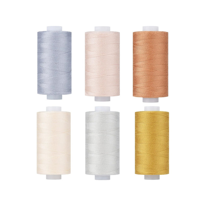 Simthread 6/20 Colors 400 Yards 30wt Corespun All Purpose Sewing Thread Set