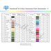 32 Madeira Colors 500M Embroidery Thread Set 2 - Simthread - High Quality Machine Embroidery Thread Supplier