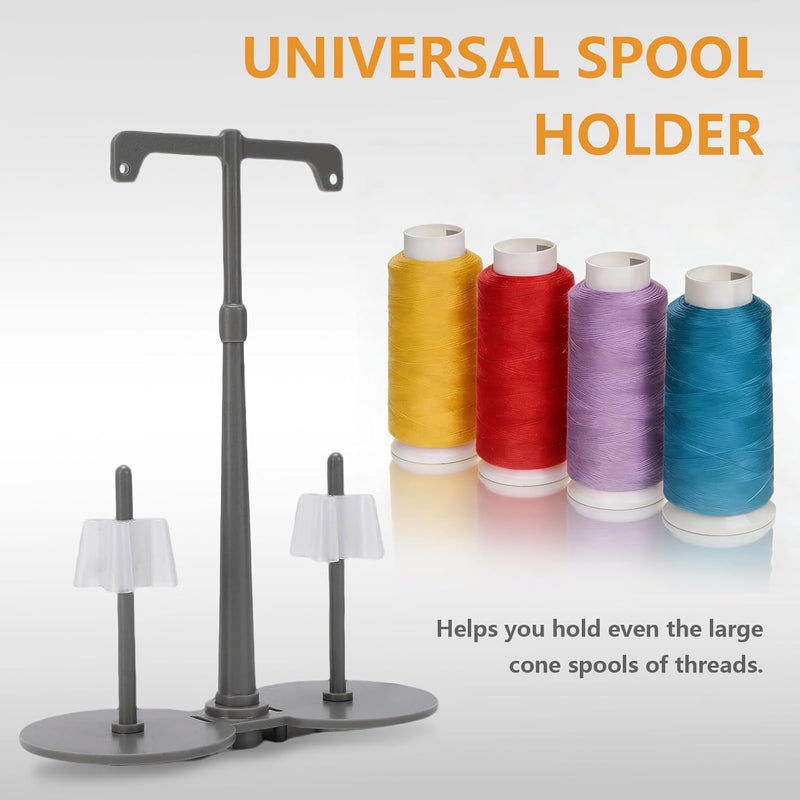 Simthread Dual Spool Thread Stand for Embroidery & Sewing Machines