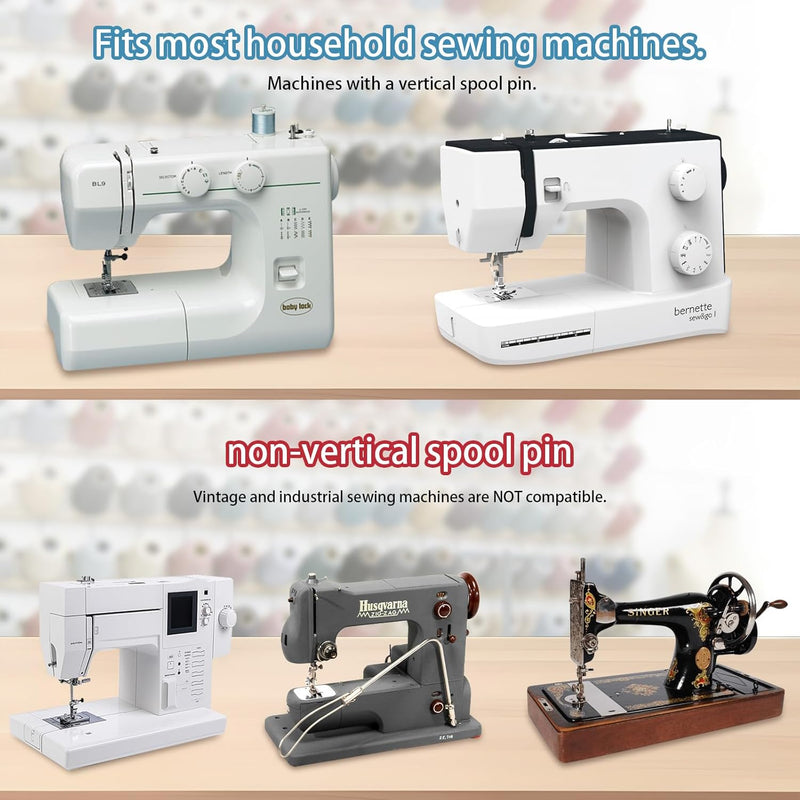 Simthread Dual Spool Thread Stand for Embroidery & Sewing Machines
