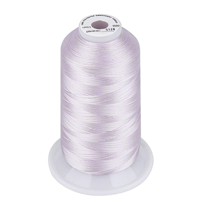 Simthread Vibrant Variegated Polyester Embroidery Thread Single Spool - 5000M - 37 Unique Colors