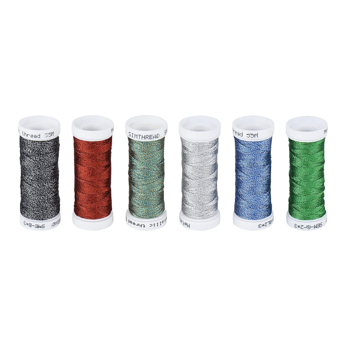 Simthread 6 Colors Metallic Thread - 50M — Simthread - High Quality ...
