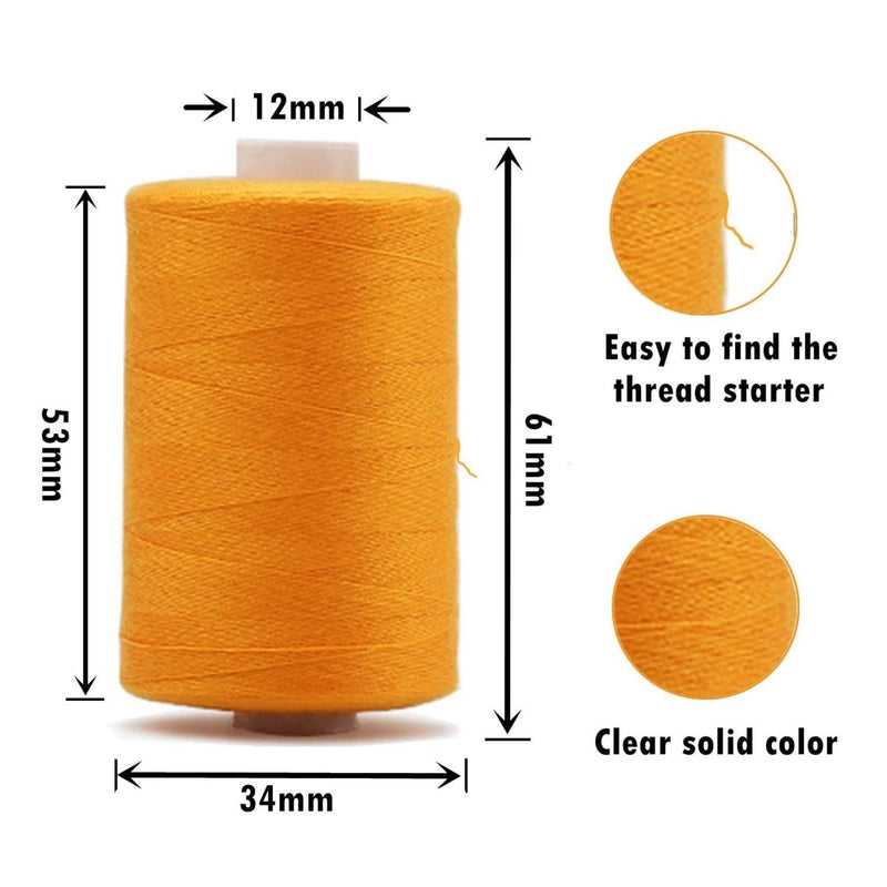 Simthread 10 Spools 1000 Yards 40wt Polyester All Purpose Sewing Thread - Simthread - High Quality Machine Embroidery Thread Supplier