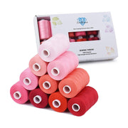 Simthread 10 Spools 1000 Yards 40wt Polyester All Purpose Sewing Thread - Simthread - High Quality Machine Embroidery Thread Supplier