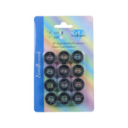 Simthread 12pcs Size A / Class 15 Plastic Sided Prewound Bobbins Thread - Simthread - High Quality Machine Embroidery Thread Supplier