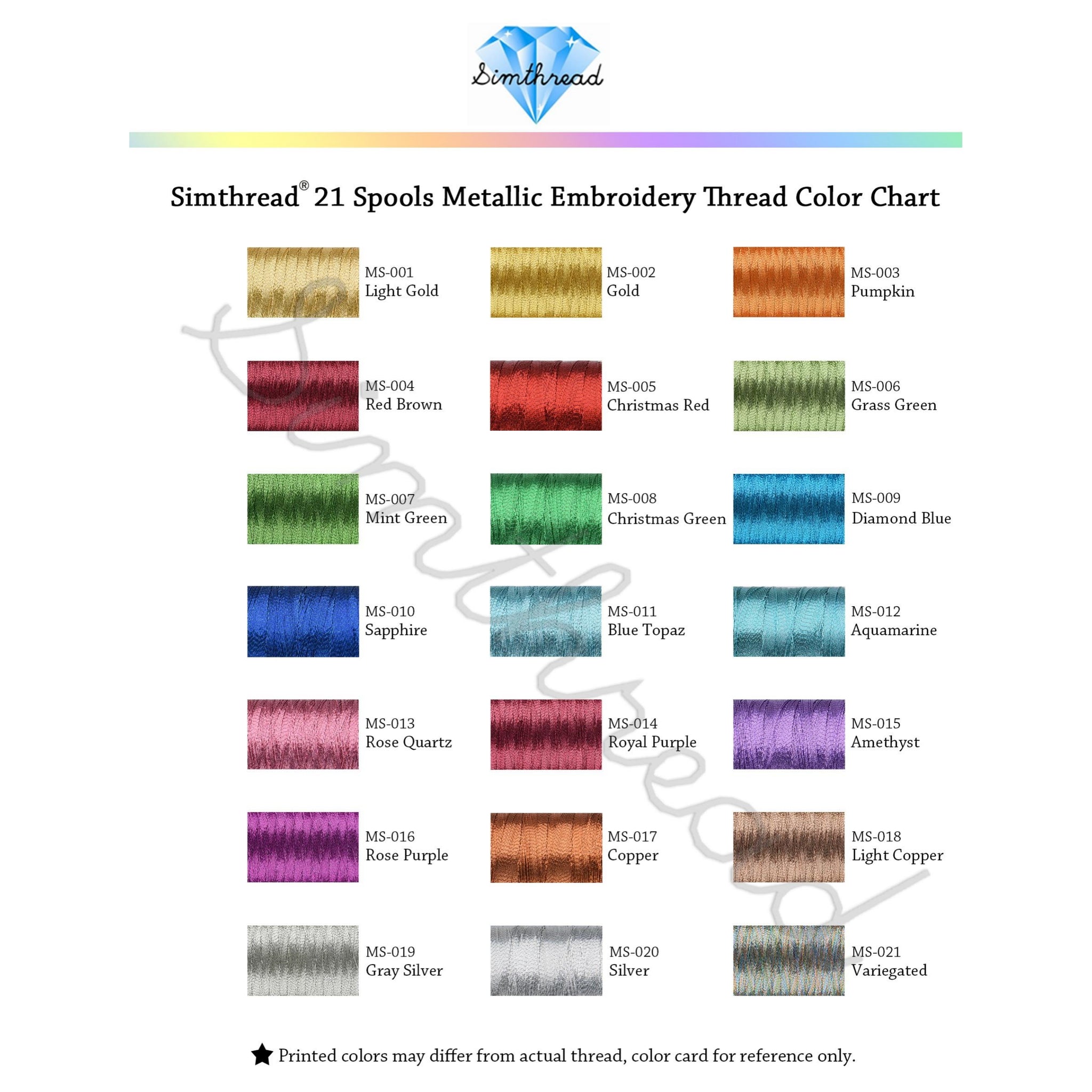 2590 Code Thread Single Colors - 500 Meters — Simthread - High Quality Machine ...