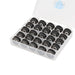 Simthread 25pcs Size L / SA155 Pastic Sided Prewound Bobbins Thread 60wt - Simthread - High Quality Machine Embroidery Thread Supplier