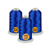 Simthread 3 Spools 5000M Embroidery Machine Thread Pack- Multiple Color Options - Simthread - High Quality Machine Embroidery Thread Supplier