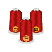 Simthread 3 Spools 5000M Embroidery Machine Thread Pack- Multiple Color Options - Simthread - High Quality Machine Embroidery Thread Supplier