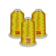 Simthread 3 Spools 5000M Embroidery Machine Thread Pack- Multiple Color Options - Simthread - High Quality Machine Embroidery Thread Supplier