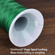 Simthread 3 Spools 5000M Embroidery Machine Thread Pack- Multiple Color Options - Simthread - High Quality Machine Embroidery Thread Supplier