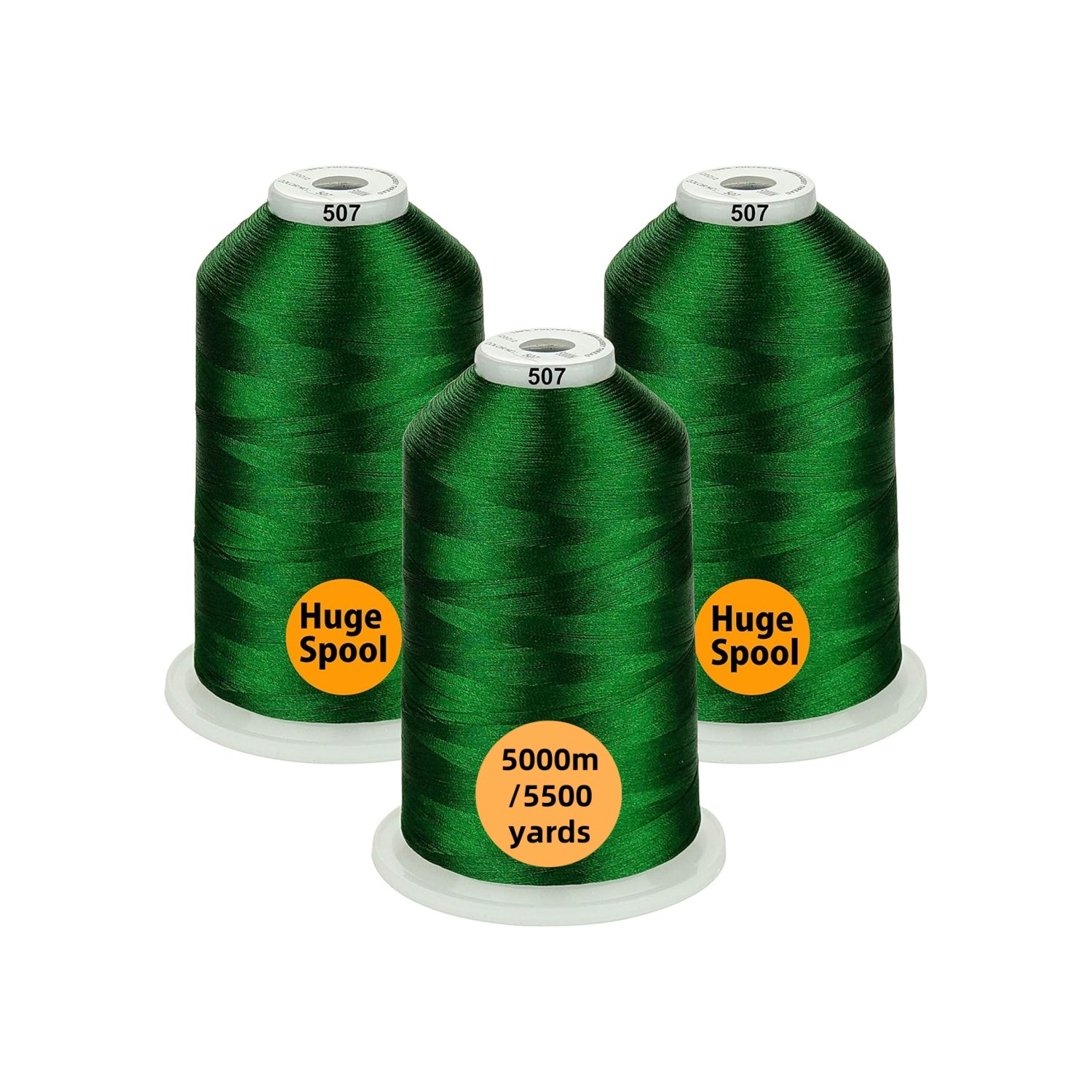 Simthread 3 Spools 5000M Embroidery Machine Thread Pack- Multiple Colo ...