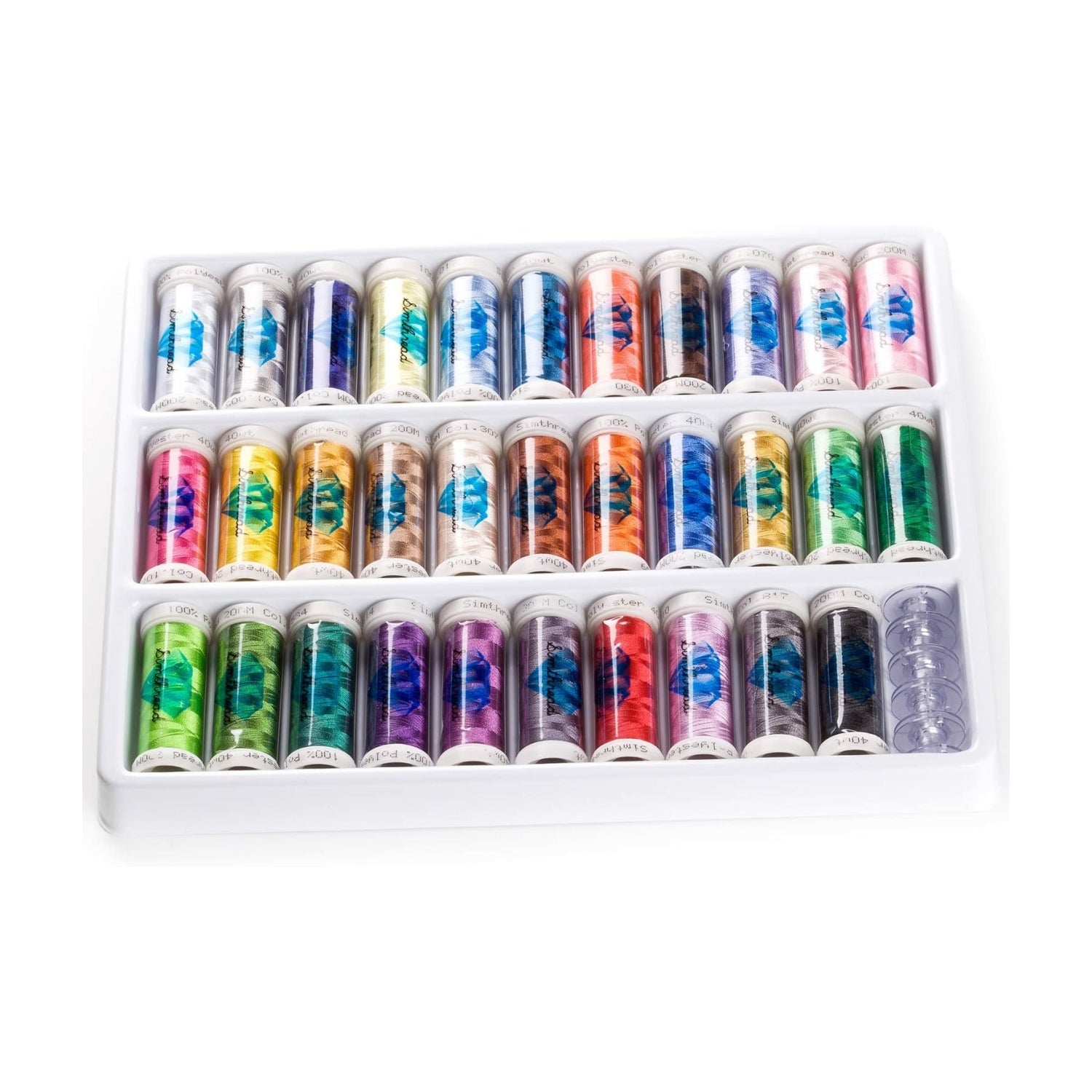 Simthread 32/63 Colors Embroidery Thread Kit 300M — Simthread - High ...
