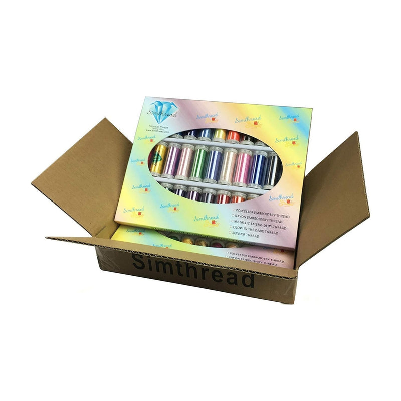 Simthread 32/63 Colors Embroidery Thread Kit 300M - Simthread - High Quality Machine Embroidery Thread Supplier