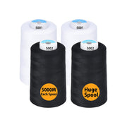 Simthread 4 Spools 40wt Polyester All Purpose Sewing Thread - 5000M - Simthread - High Quality Machine Embroidery Thread Supplier