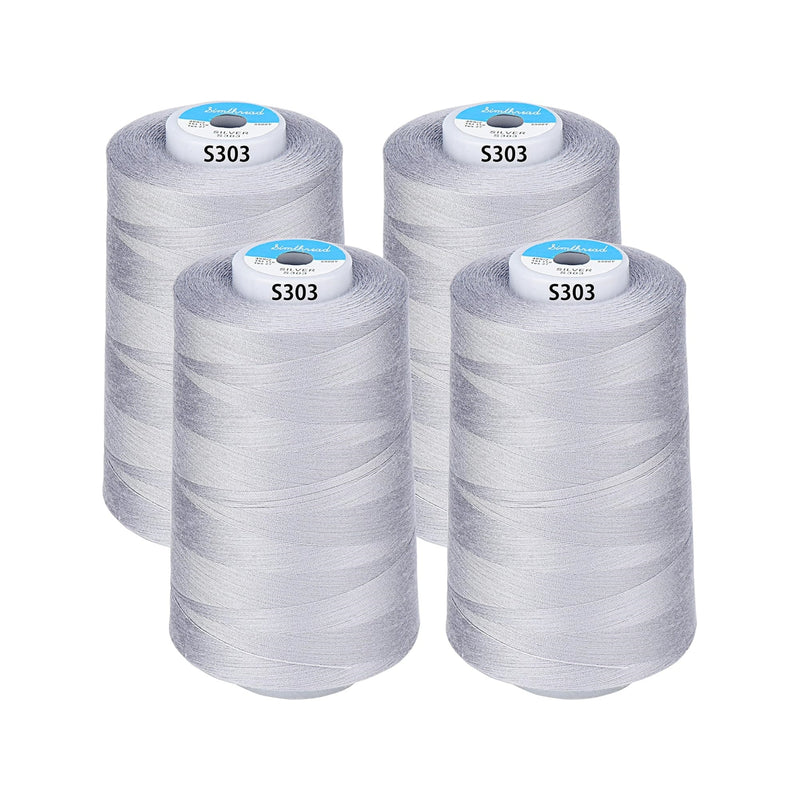 Simthread 4 Spools 40wt Polyester All Purpose Sewing Thread - 5000M - Simthread - High Quality Machine Embroidery Thread Supplier