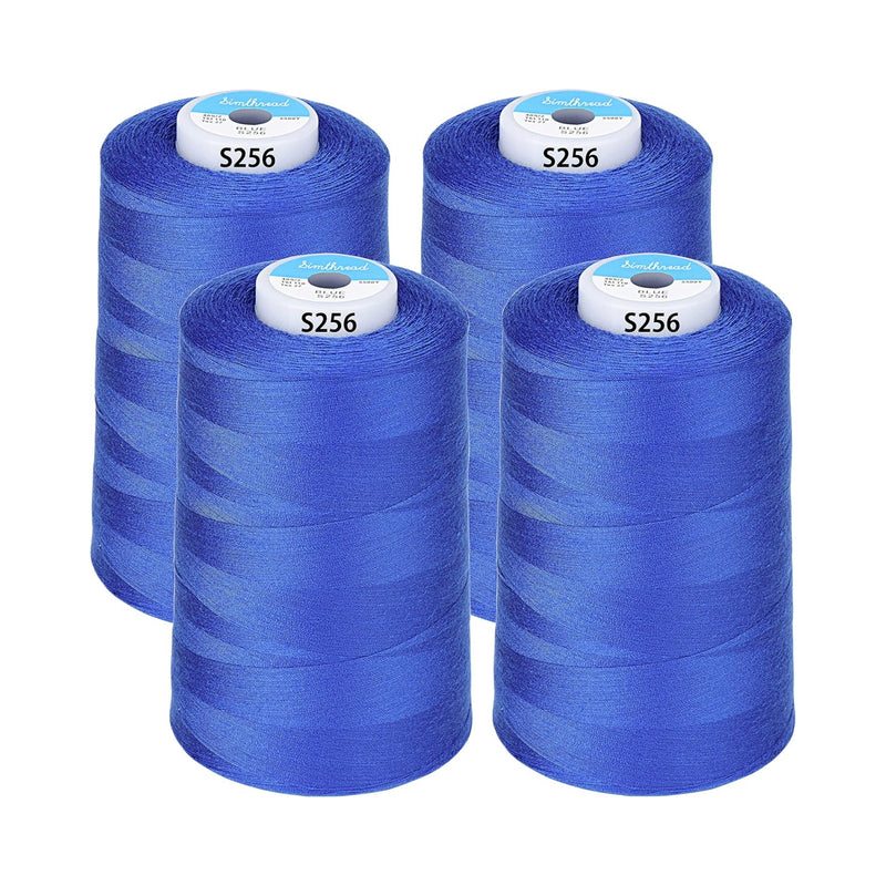 Simthread 4 Spools 40wt Polyester All Purpose Sewing Thread - 5000M - Simthread - High Quality Machine Embroidery Thread Supplier