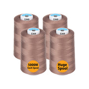 Simthread 4 Spools 40wt Polyester All Purpose Sewing Thread - 5000M - Simthread - High Quality Machine Embroidery Thread Supplier