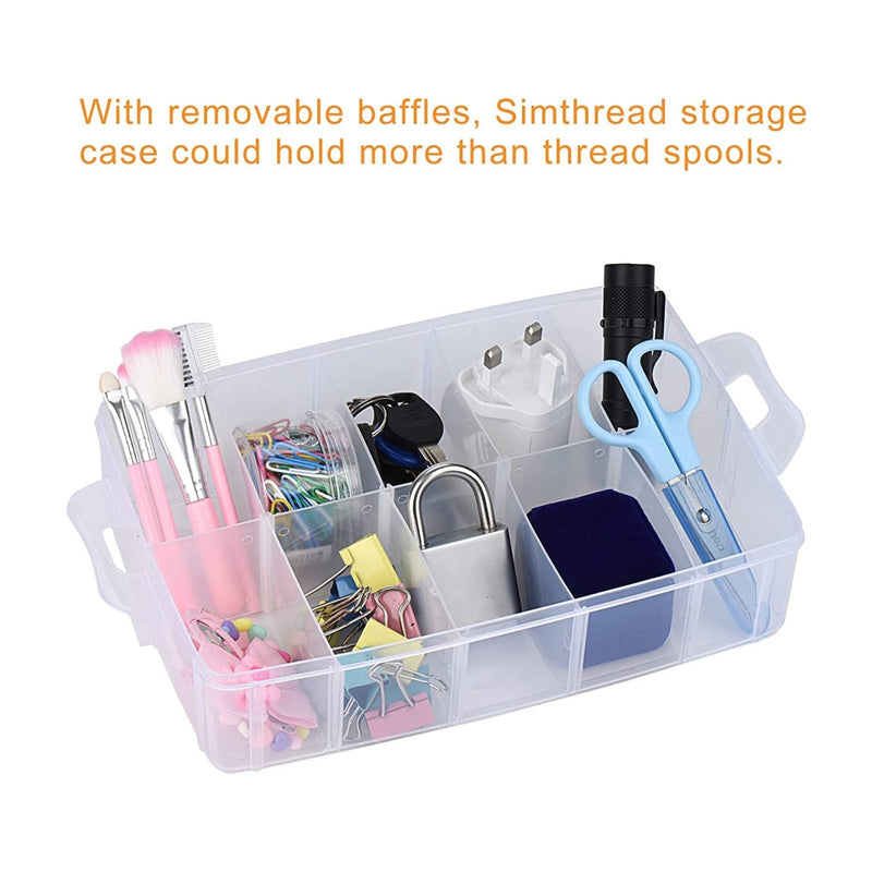 Simthread 40 Brother Color Embroidery Machine Thread Storage Box Kit 500M - Simthread - High Quality Machine Embroidery Thread Supplier