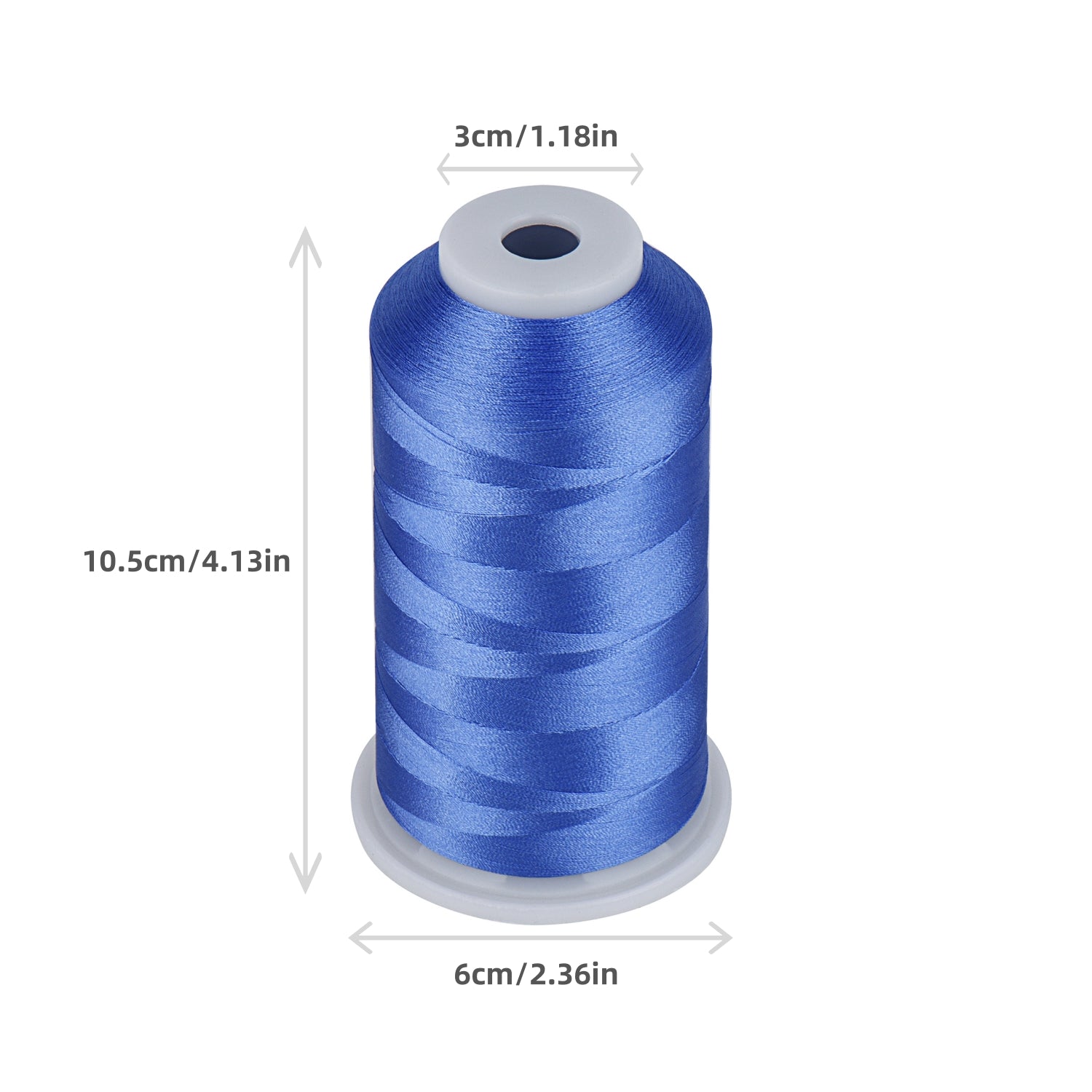 Simthread 40 Colors (60wt) 5000M Sewing Embroidery Thread - Sold Separ ...