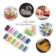 Simthread 42 Brother Colors and Tear Away Stabilizer Backing 1.8OZ 8"x8" 100pcs / Pack Kit - Simthread - High Quality Machine Embroidery Thread Supplier