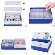 Simthread 42 Brother Colors and Tear Away Stabilizer Backing 1.8OZ 8"x8" 100pcs / Pack Kit - Simthread - High Quality Machine Embroidery Thread Supplier