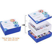 Simthread 42 Brother Colors and Tear Away Stabilizer Backing 1.8OZ 8"x8" 100pcs / Pack Kit - Simthread - High Quality Machine Embroidery Thread Supplier