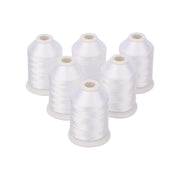Simthread 6 Black & White 1500M Spools 60wt Bobbin Fill Thread - Simthread - High Quality Machine Embroidery Thread Supplier