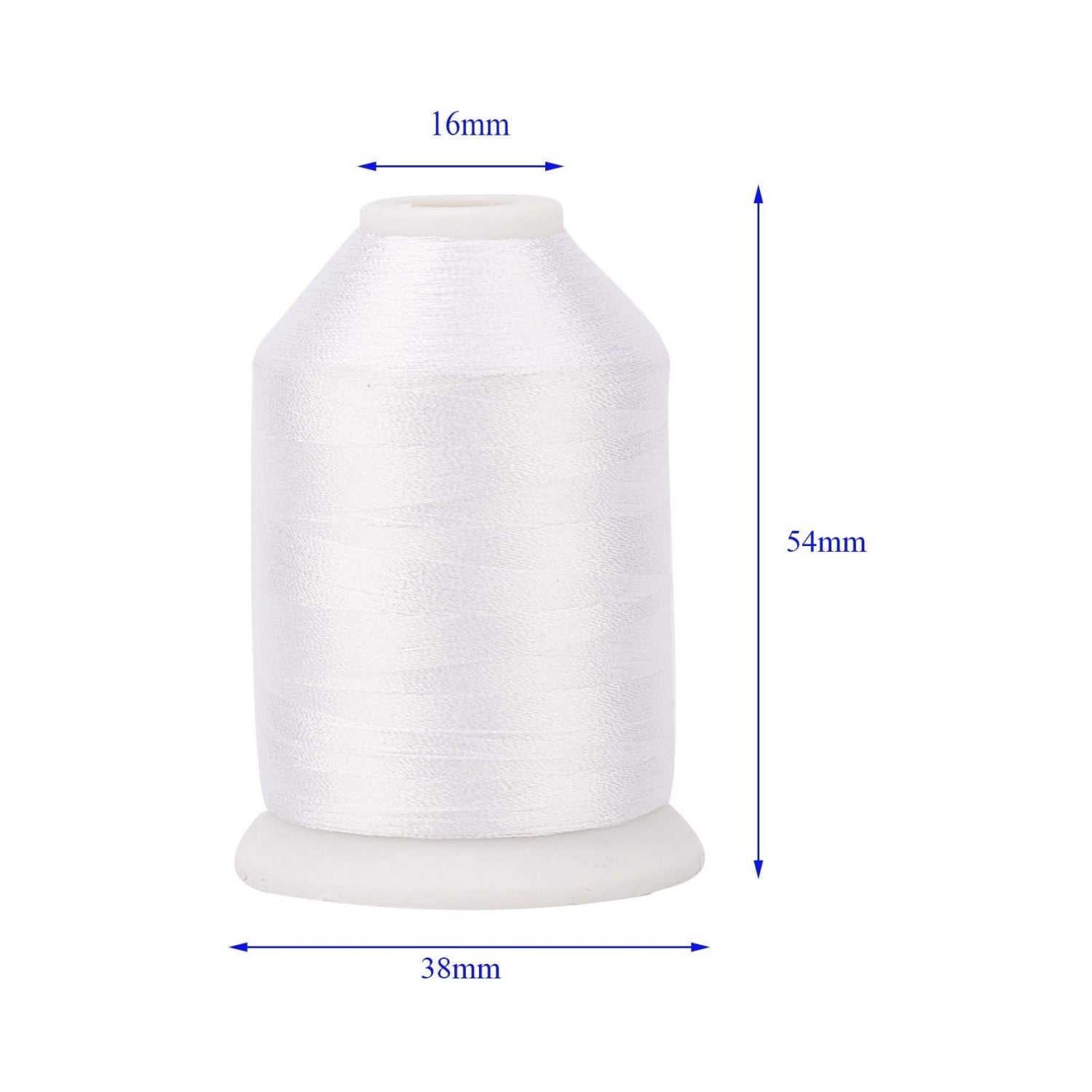 Simthread 6 Black & White 1000M Spools 60wt Bobbin Fill Thread ...