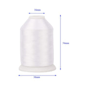 Simthread 6 Black & White 1500M Spools 60wt Bobbin Fill Thread - Simthread - High Quality Machine Embroidery Thread Supplier