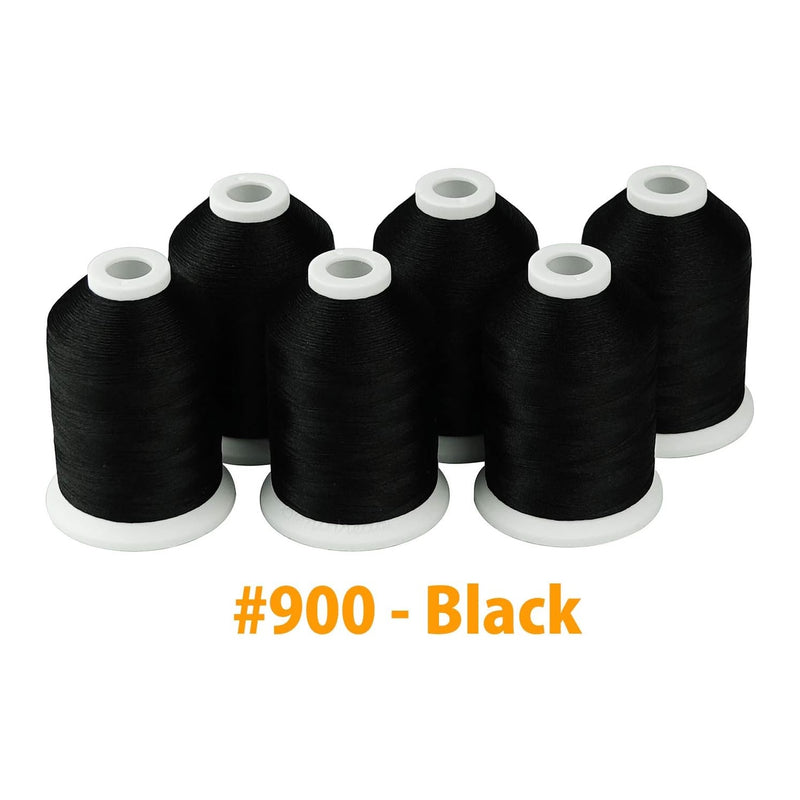 Simthread 6 Spools Embroidery Thread Kit - 1000M - Simthread - High Quality Machine Embroidery Thread Supplier