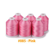 Simthread 6 Spools Embroidery Thread Kit - 1000M - Simthread - High Quality Machine Embroidery Thread Supplier