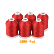 Simthread 6 Spools Embroidery Thread Kit - 1000M - Simthread - High Quality Machine Embroidery Thread Supplier