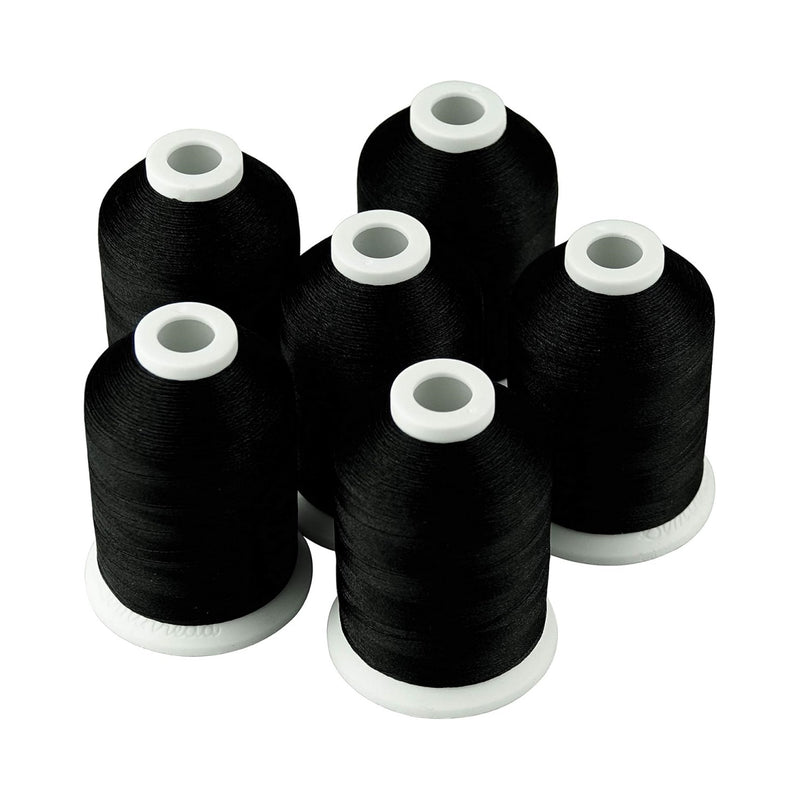 Simthread 6 Spools Embroidery Thread Kit - 1000M - Simthread - High Quality Machine Embroidery Thread Supplier