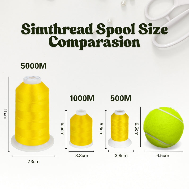 Simthread 6 Variegated Colors Embroidery Thread Kit - 1000M - Simthread - High Quality Machine Embroidery Thread Supplier