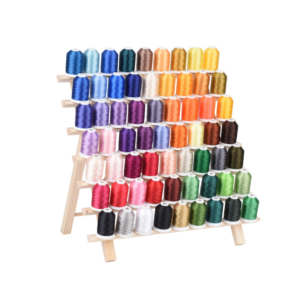 Simthread 63 Brother Colors Embroidery Thread Set 500M/1000M ...